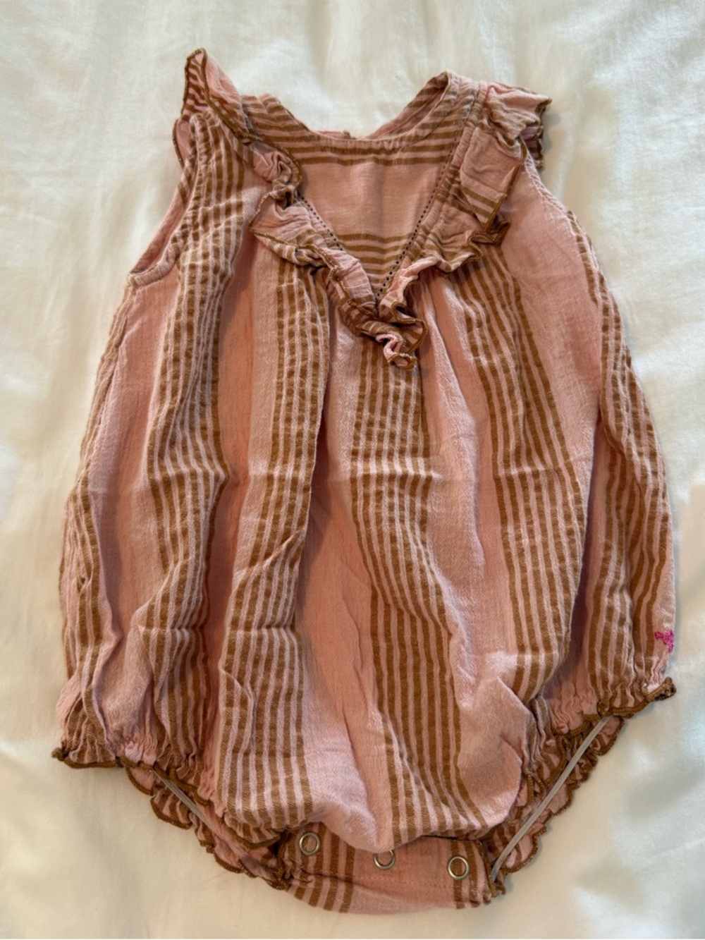Pink Chicken Baby Girl Bubble Romper- Size 18-24 Months